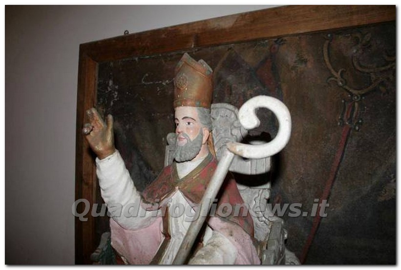 restaurata la statua di san biagio, domani il rientro nella sua chiesa