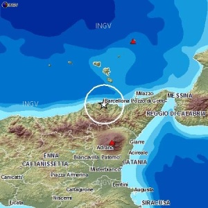 due scosse di terremoto sulla costa siciliana settentrionale  