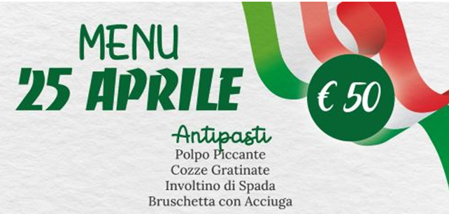 il 25 aprile profuma di mare:  l'eccellenza della scogliera